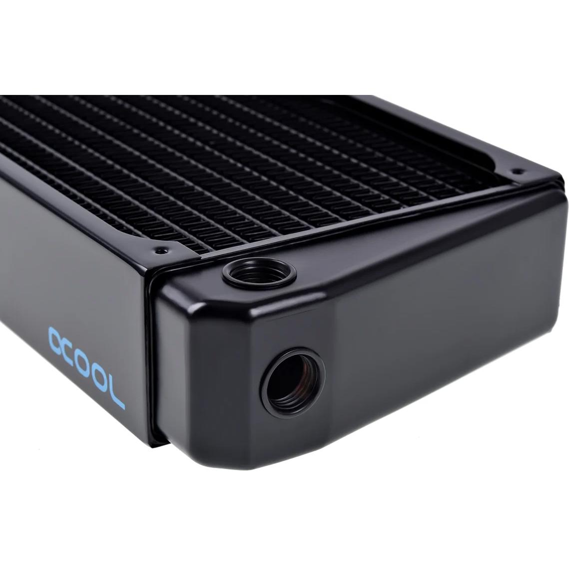 A large main feature product image of Alphacool NexXxoS XT45 Full Copper X-Flow 360 x 45mm Radiator
