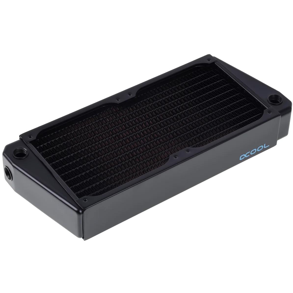 A large main feature product image of Alphacool NexXxoS XT45 Full Copper X-Flow 240 x 45mm Radiator