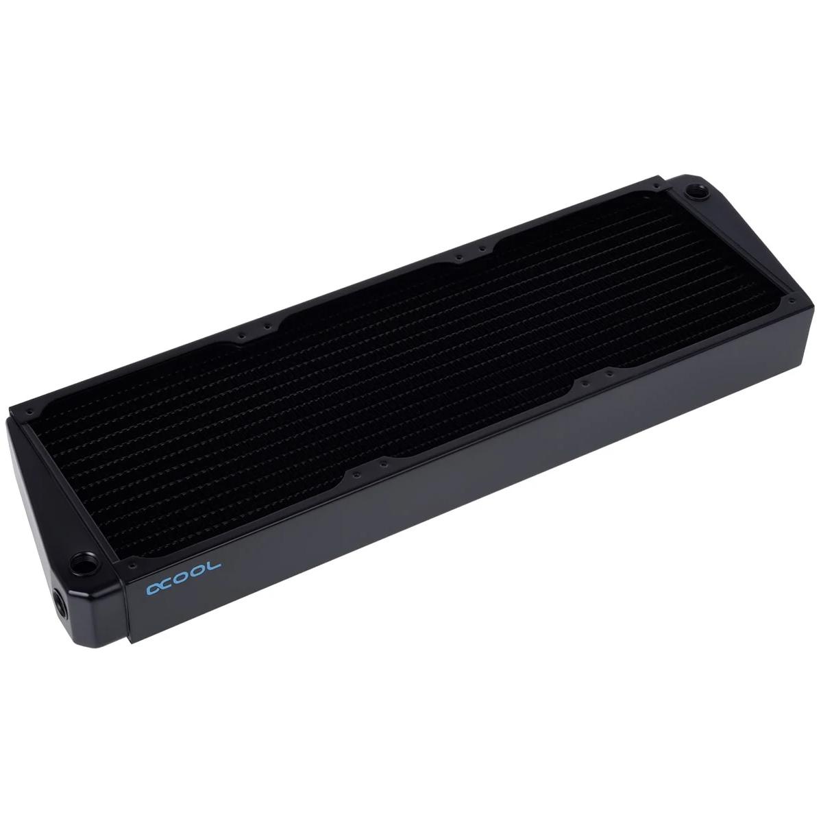 A large main feature product image of Alphacool NexXxoS XT45 Full Copper X-Flow 420 x 45mm Radiator