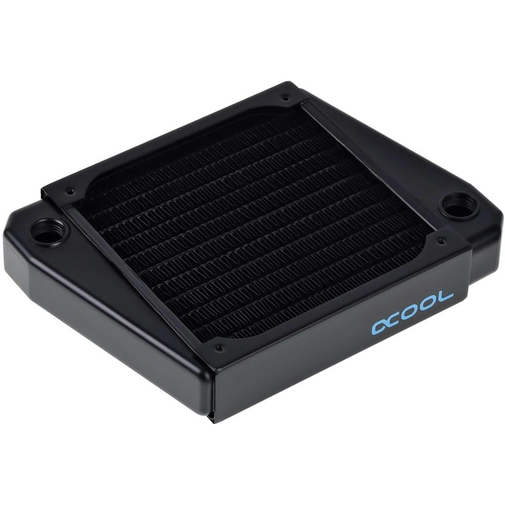 A large main feature product image of Alphacool NexXxoS ST30 Full Copper X-Flow 120 x 30mm Radiator