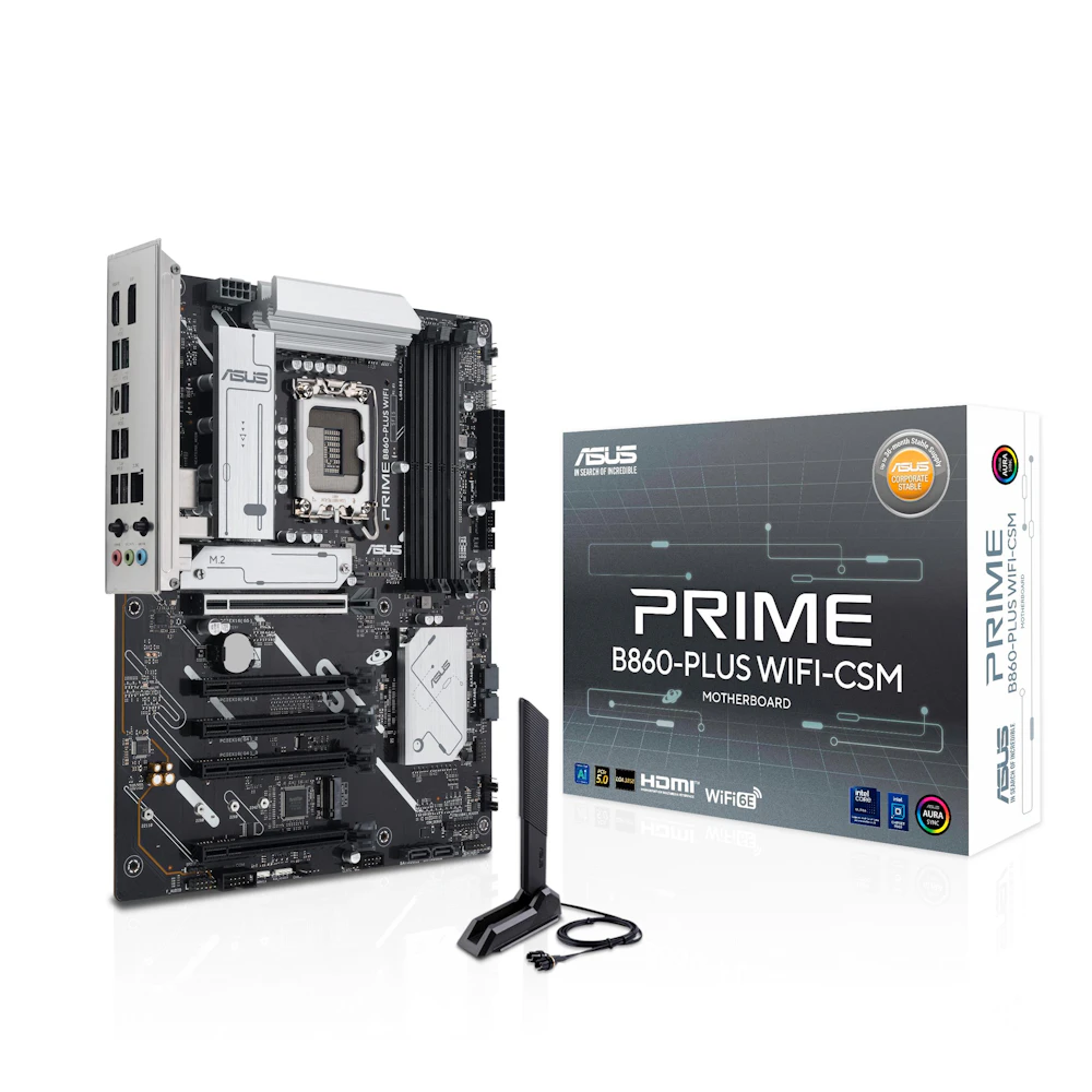 ASUS PRIME B860 PLUS WiFi CSM LGA1851 ATX Desktop Motherboard