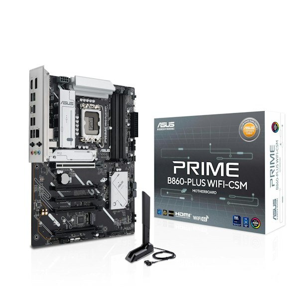 ASUS PRIME B860 PLUS WiFi CSM LGA1851 ATX Desktop Motherboard