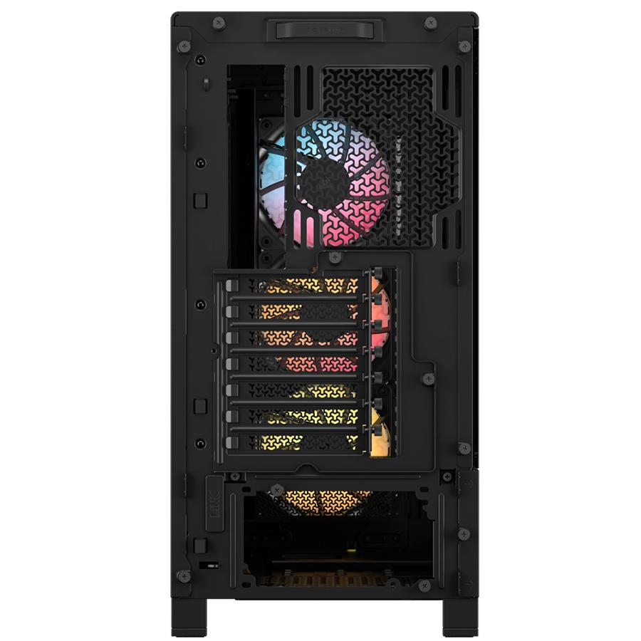 A large main feature product image of Corsair Frame 4000D RS ARGB Mid Tower Case (Black)