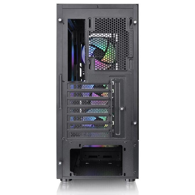 A large main feature product image of Thermaltake View 200 PLUS - ARGB TG Mid Tower Case (Black)