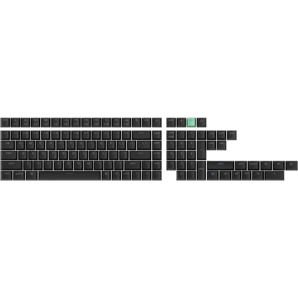 Keychron Cherry Profile Shine-Through Double-Shot PBT Keycap Set (121pcs)