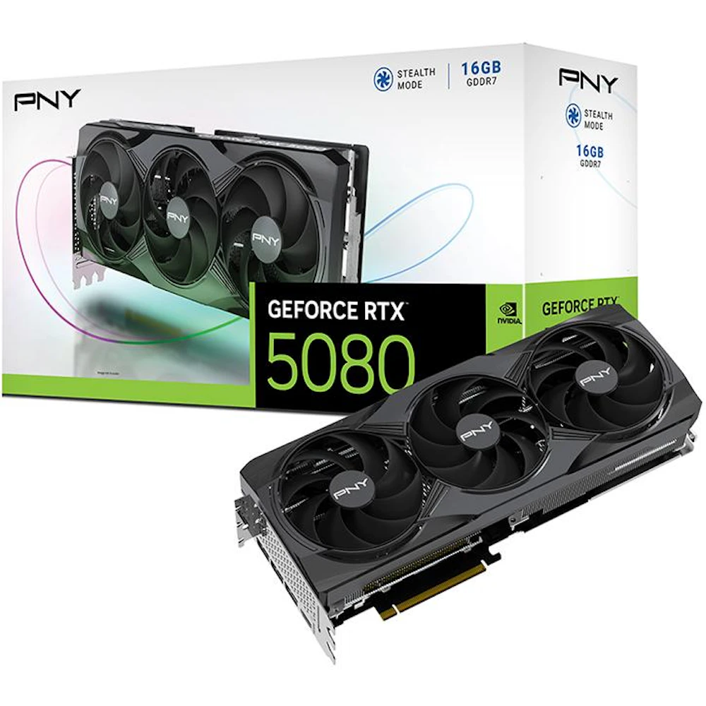 PNY GeForce RTX 5080 Triple Fan 16GB GDDR7