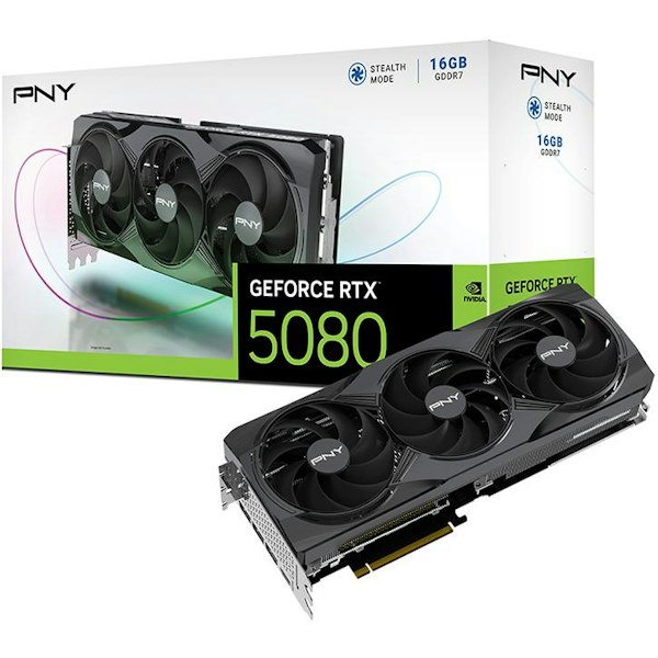 PNY GeForce RTX 5080 Triple Fan 16GB GDDR7