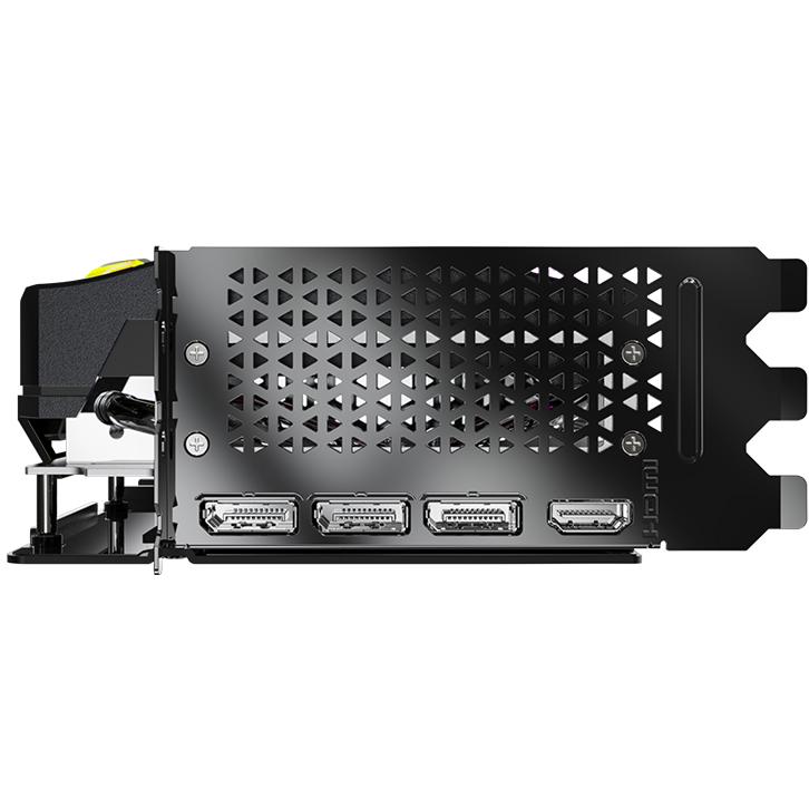A large main feature product image of PNY GeForce RTX 5080 ARGB EPIC-X RGB OC 16GB