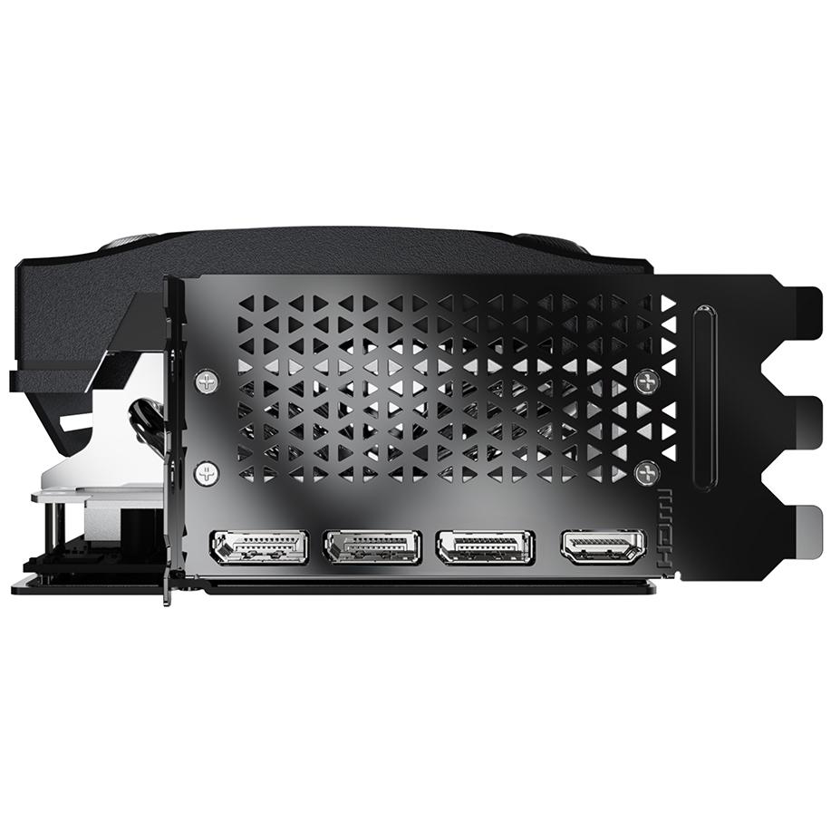 A large main feature product image of PNY GeForce RTX 5090 Triple Fan OC 32GB GDDR7