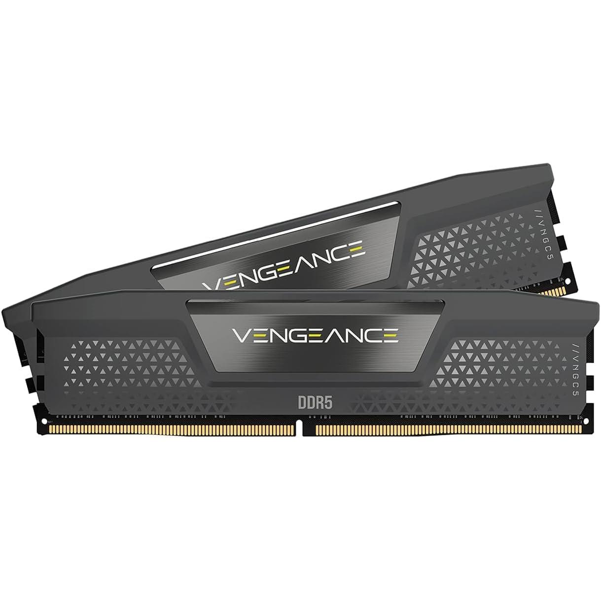 A large main feature product image of Corsair Vengeance 64GB Kit (2x32GB) XMP/EXPO DDR5-6000 C30 (Grey)
