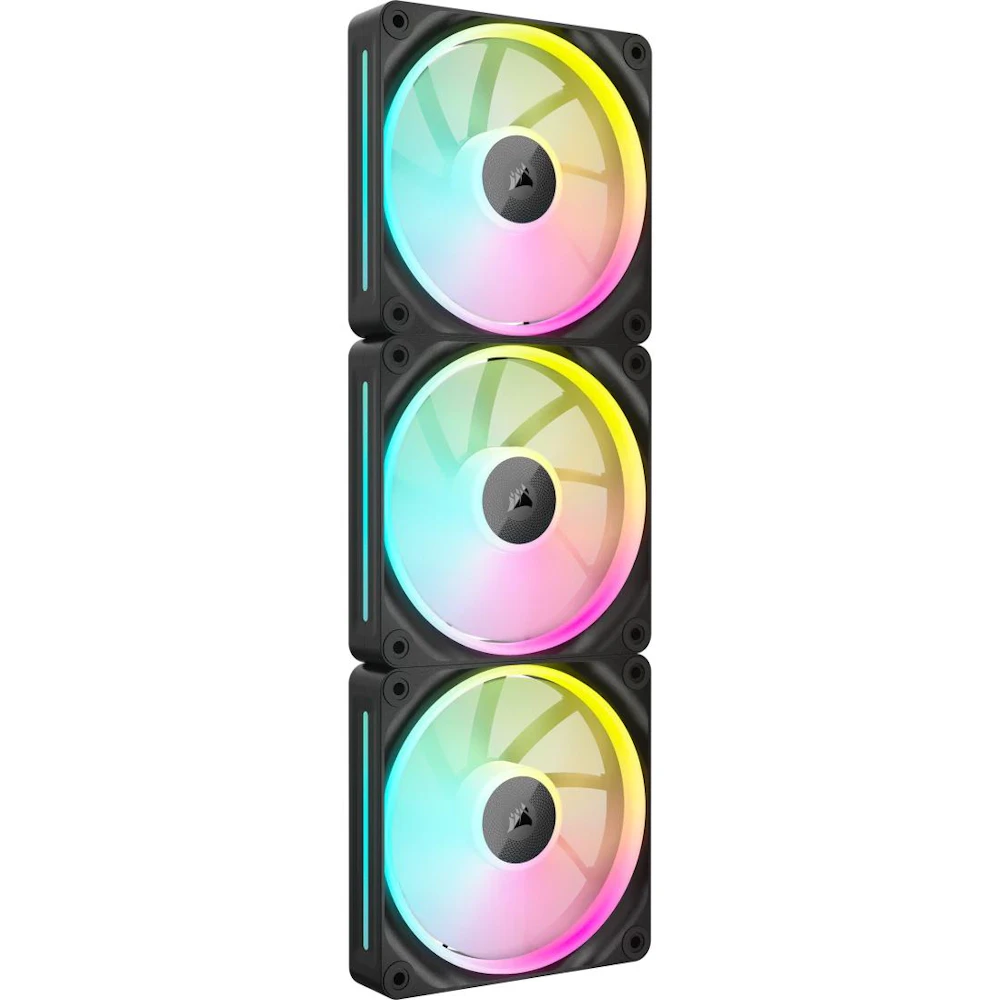 Corsair iCUE LINK LX120 RGB - 120mm PWM Modular Fan 3-Pack (Black)