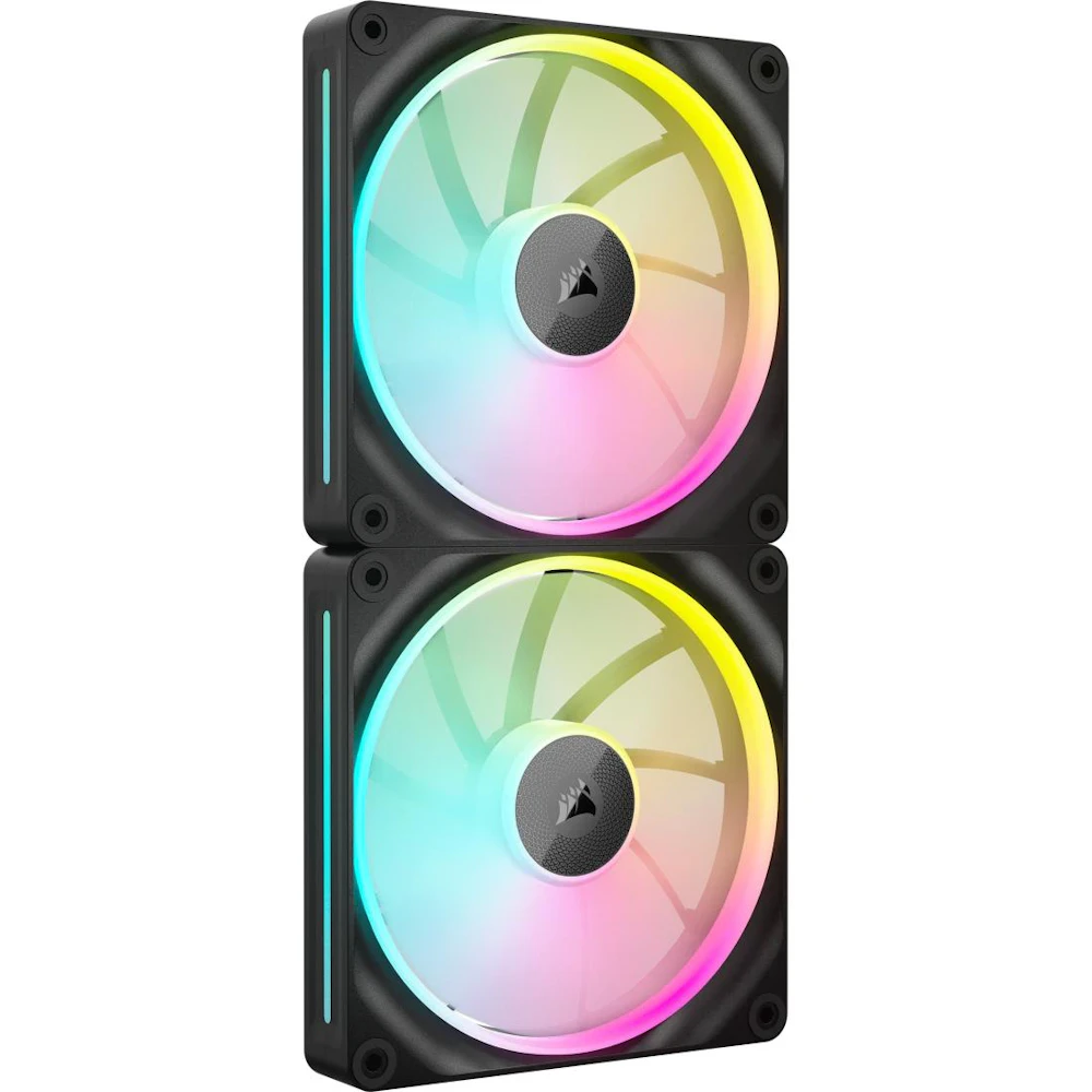 Corsair iCUE LINK LX140 RGB - 140mm PWM Modular Fan 2-Pack (Black)