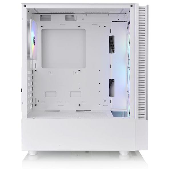 A large main feature product image of Thermaltake View 200 PLUS - ARGB TG Mid Tower Case (Snow)