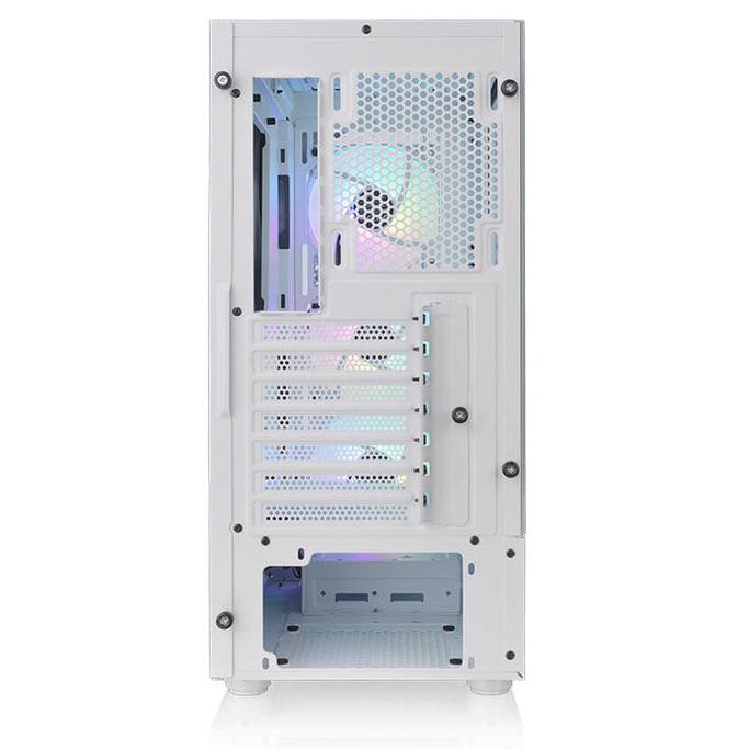A large main feature product image of Thermaltake View 200 PLUS - ARGB TG Mid Tower Case (Snow)