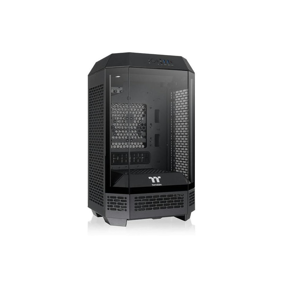 A large main feature product image of Thermaltake The Tower 250 Tempered Glass Mini Tower Case (Black)