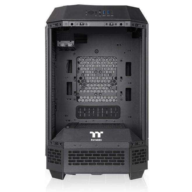 A large main feature product image of Thermaltake The Tower 250 Tempered Glass Mini Tower Case (Black)