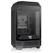 A product image of Thermaltake The Tower 250 Tempered Glass Mini Tower Case (Black)