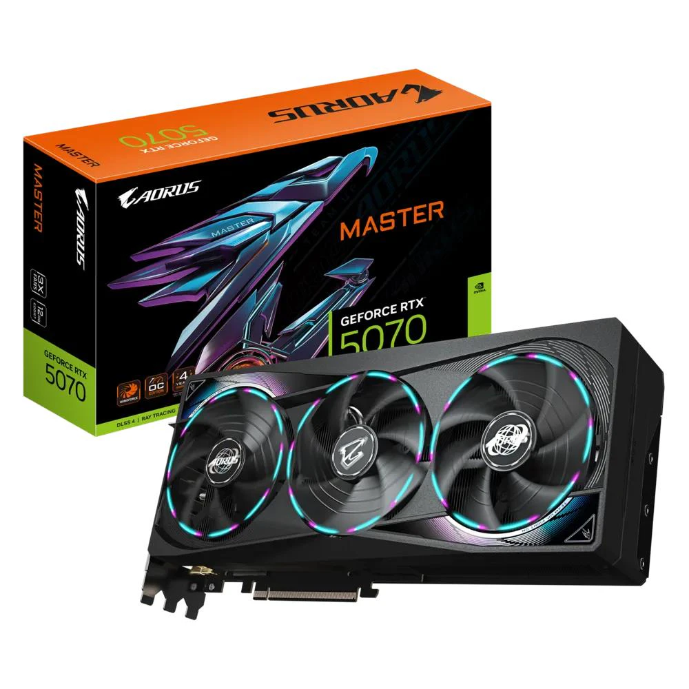 Gigabyte GeForce RTX 5070 Aorus Master 12GB GDDR7