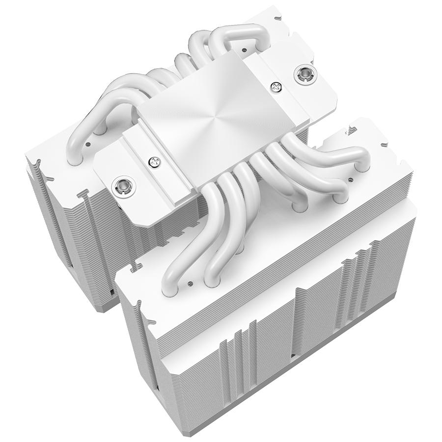 A large main feature product image of ID-COOLING FROZN A620 PRO SE ARGB Dual-Tower CPU Cooler (White)