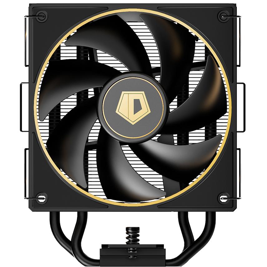 A large main feature product image of ID-COOLING FROZN A410 D CPU Cooler (Black/Gold)
