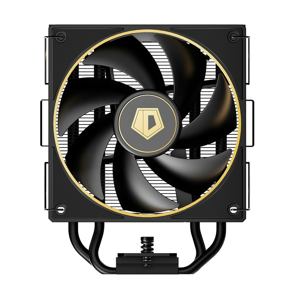 A large main feature product image of ID-COOLING FROZN A410 D CPU Cooler (Black/Gold)