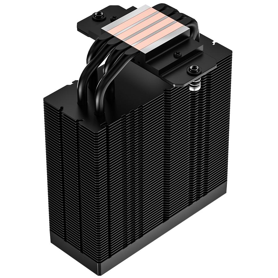 A large main feature product image of ID-COOLING FROZN A410 D CPU Cooler (Black/Gold)