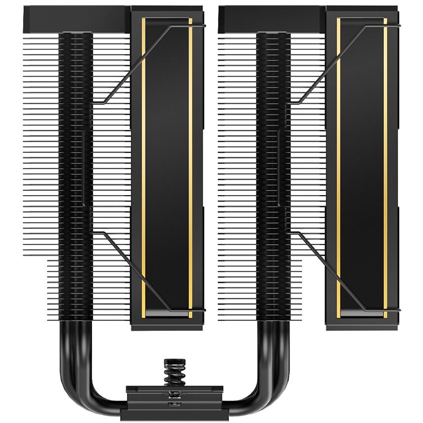 A large main feature product image of ID-COOLING FROZN A620 Dual-Tower CPU Cooler (Black/Gold)