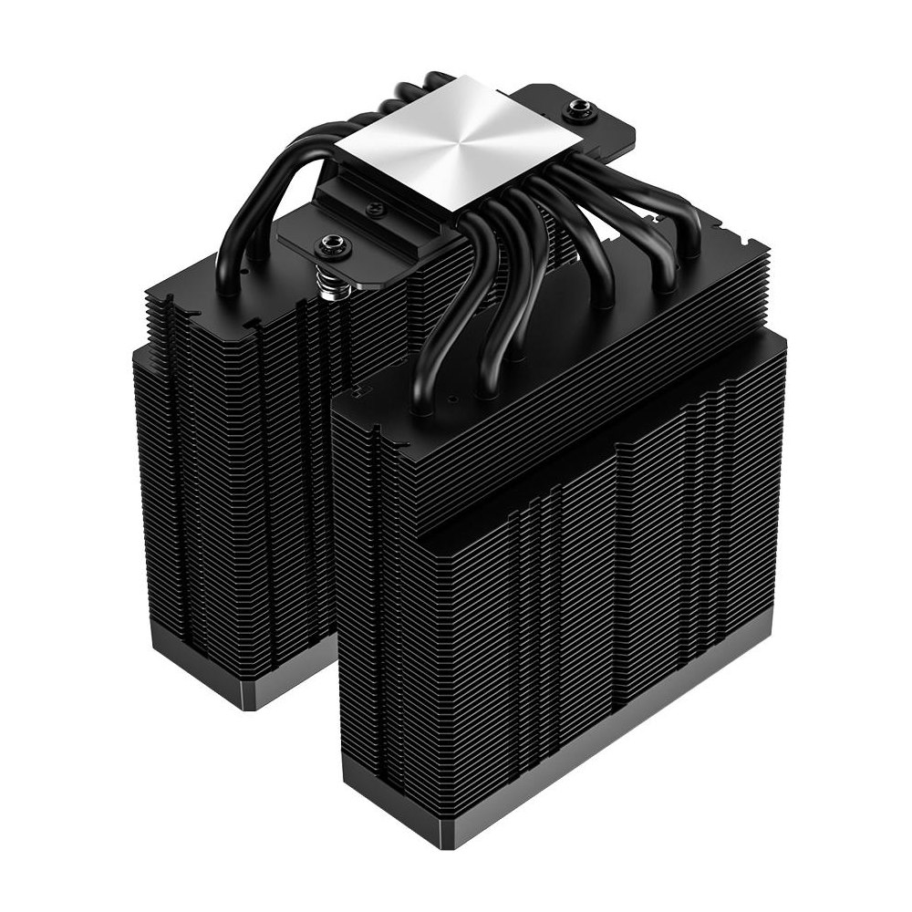 A large main feature product image of ID-COOLING FROZN A620 Dual-Tower CPU Cooler (Black/Gold)