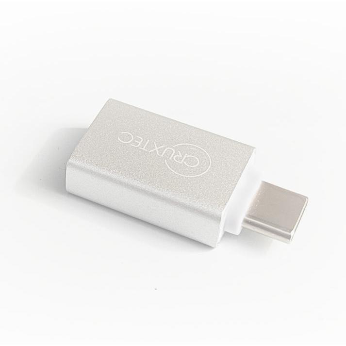 A large main feature product image of Cruxtec CTA5G-SV USB 3.0 USB-C Male to Type-A Female Adapter