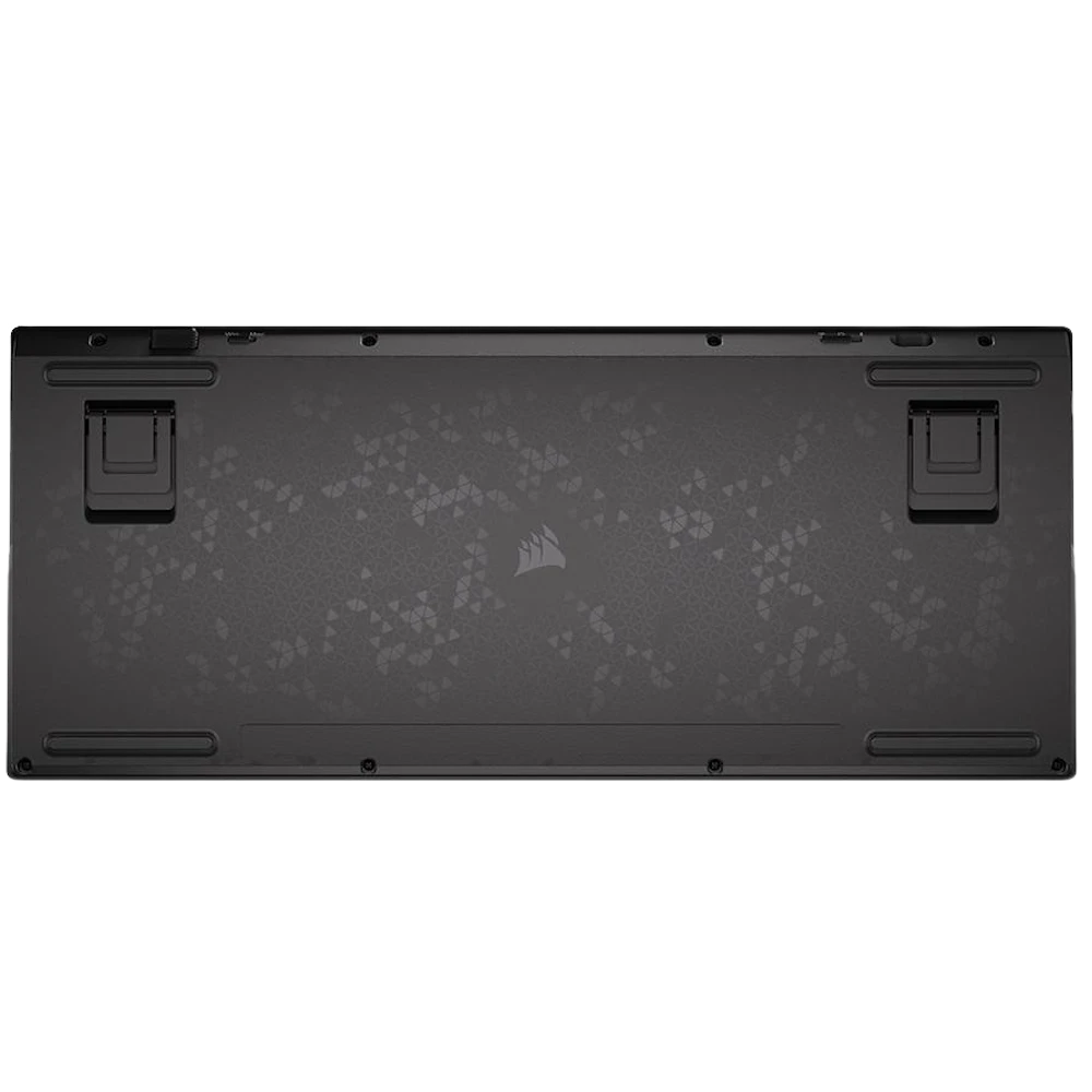 A large main feature product image of Corsair K65 PLUS WIRELESS 75% RGB Mechanical Gaming Keyboard - Grey (MX Red Switch)