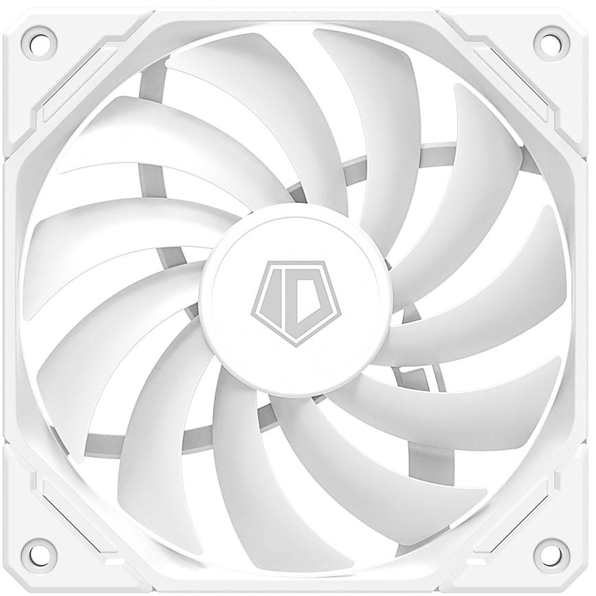 A large main feature product image of ID-COOLING TF Series Slim 120mm PWM Fan (White)
