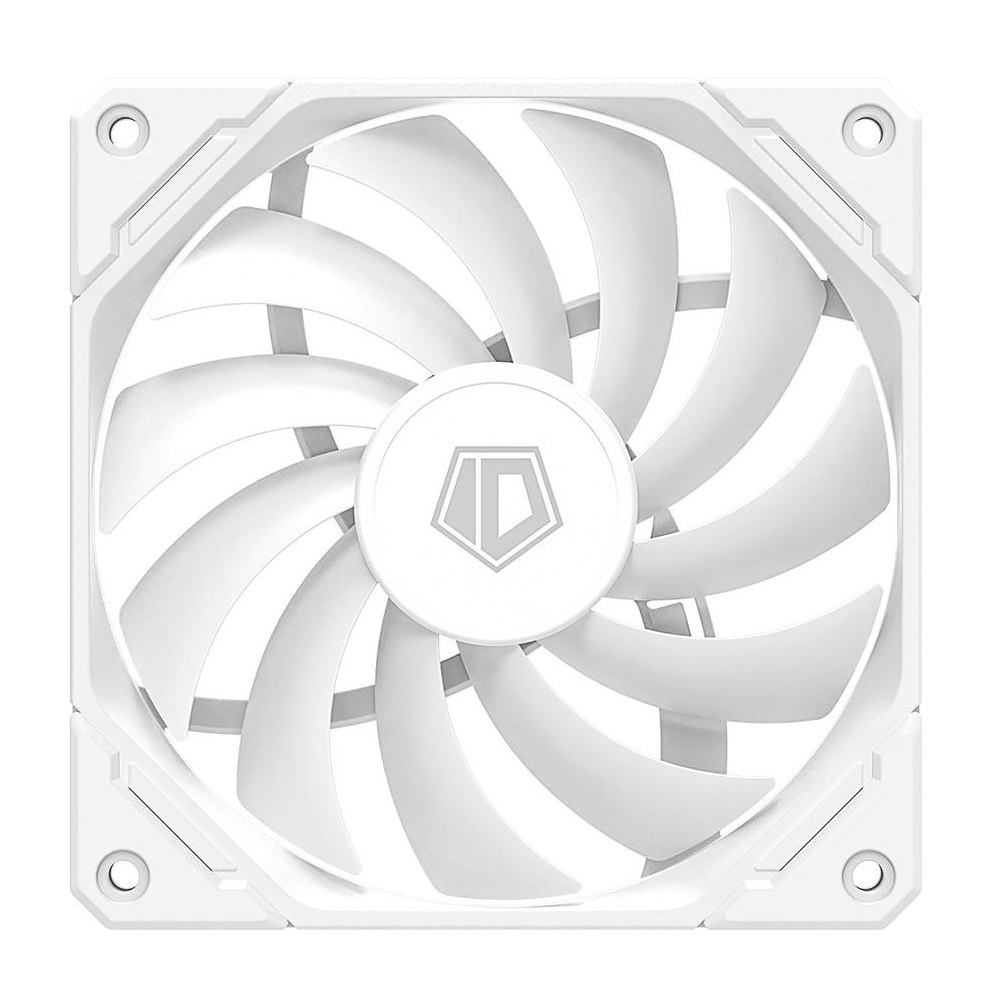 A large main feature product image of ID-COOLING TF Series Slim 120mm PWM Fan (White)