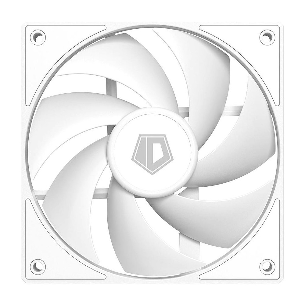 A large main feature product image of ID-COOLING AF Series 120mm Performance PWM Fan 3-Pack (White)