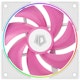 A small tile product image of ID-COOLING AF Series 120mm ARGB Performance PWM Fan (Pink/White)