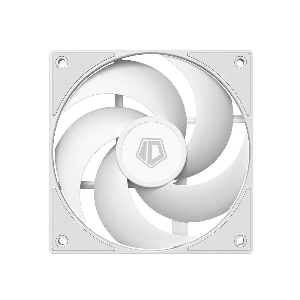 A large main feature product image of ID-COOLING AS Series 120mm PWM Fan (White)