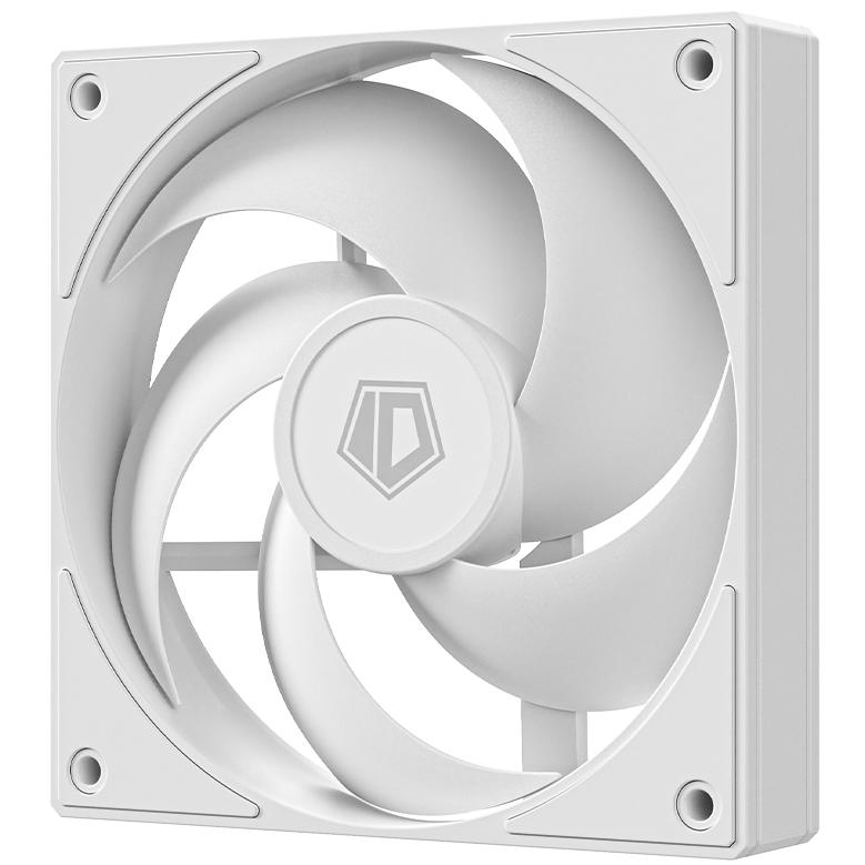 A large main feature product image of ID-COOLING AS Series 120mm PWM Fan (White)