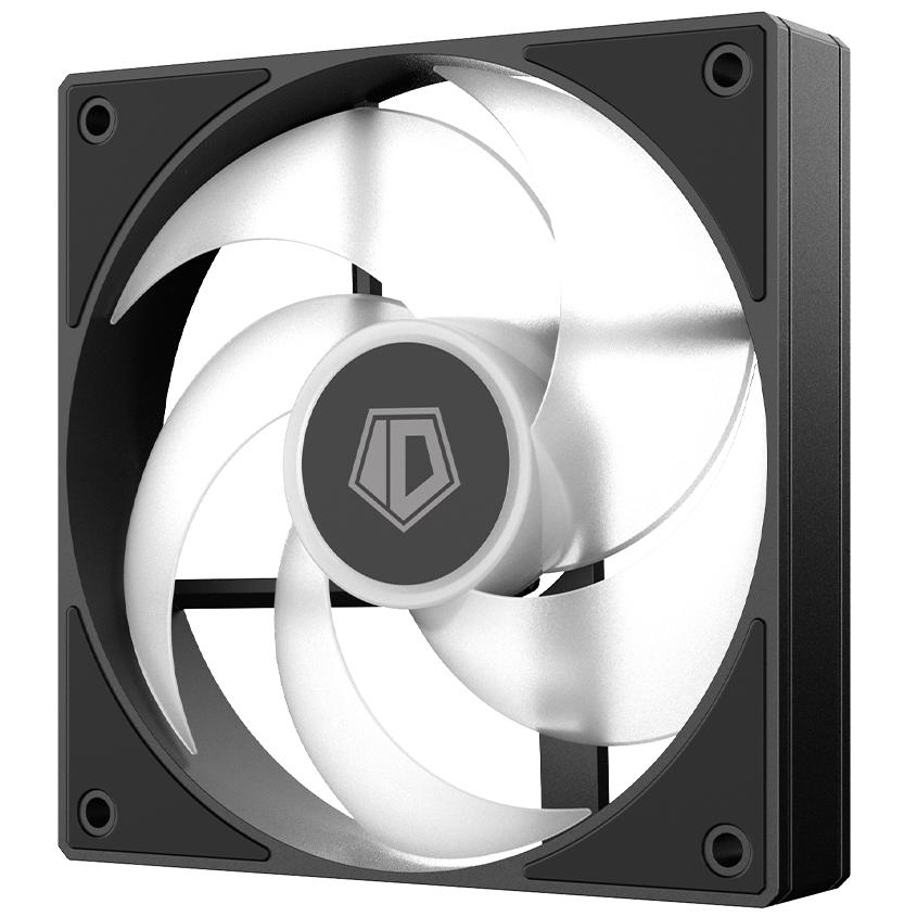 A large main feature product image of ID-COOLING AS Series 120mm ARGB PWM Fan (Black)