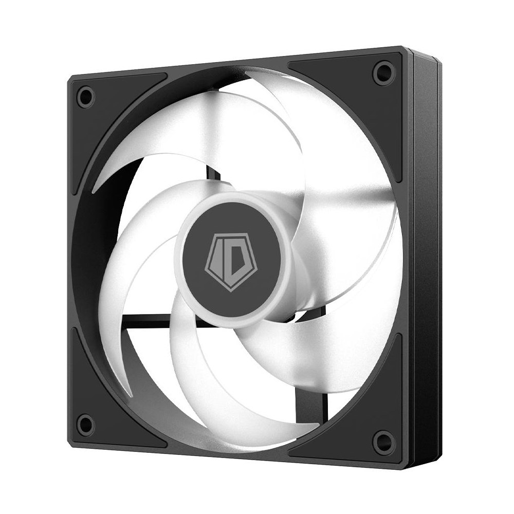 A large main feature product image of ID-COOLING AS Series 120mm ARGB PWM Fan (Black)