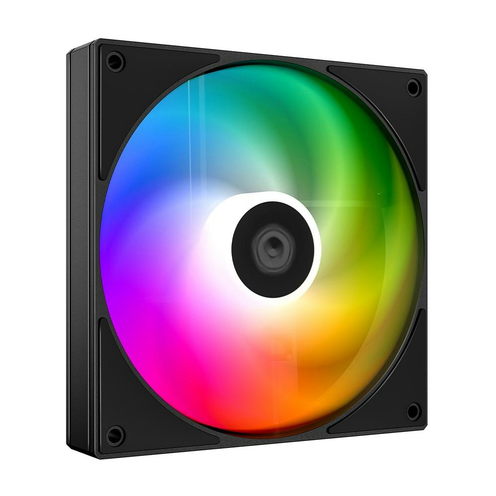 A large main feature product image of ID-COOLING AS Series 120mm ARGB PWM Fan (Black)