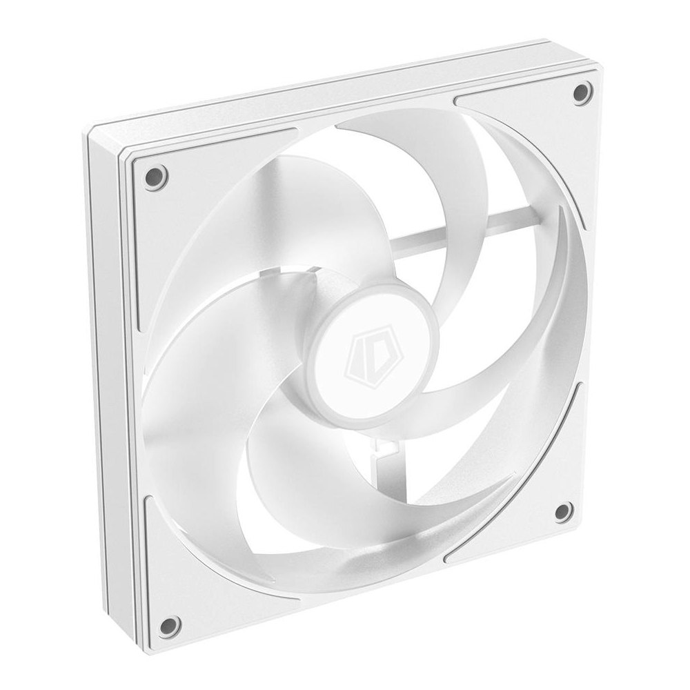 A large main feature product image of ID-COOLING AS Series 120mm ARGB PWM Fan 3-Pack (White)
