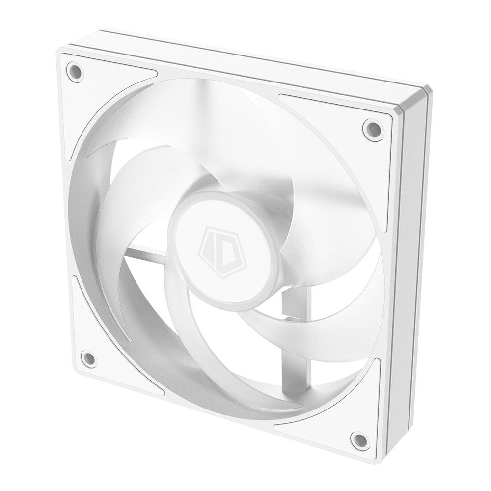 A large main feature product image of ID-COOLING AS Series 120mm ARGB PWM Fan 3-Pack (White)