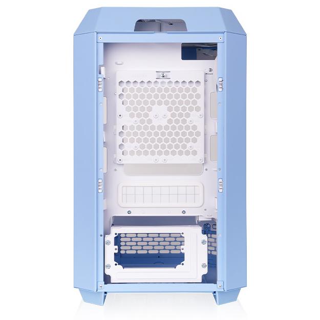 A large main feature product image of Thermaltake The Tower 250 Tempered Glass Mini Tower Case (Hydrangea Blue)