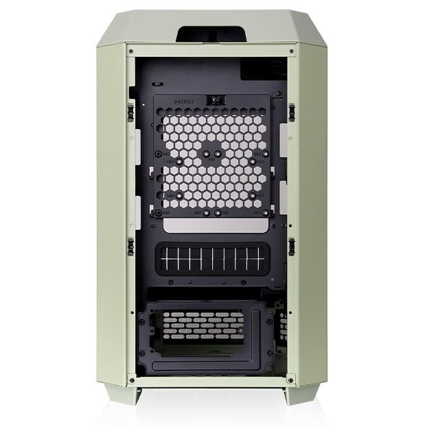 A large main feature product image of Thermaltake The Tower 250 Tempered Glass Mini Tower Case (Matcha Green)