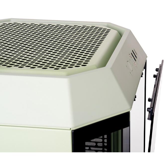 A large main feature product image of Thermaltake The Tower 250 Tempered Glass Mini Tower Case (Matcha Green)