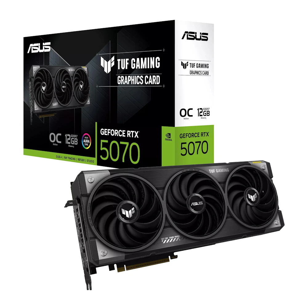 ASUS GeForce RTX 5070 TUF Gaming OC 12GB GDDR7