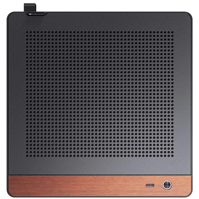 A large main feature product image of Jonsbo NV10 - SFF 4.5L Mini-ITX Case (Black)