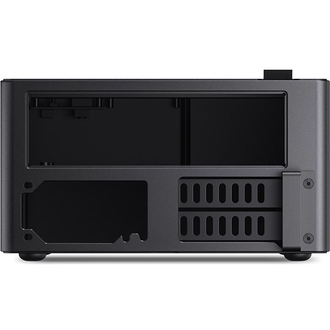 A large main feature product image of Jonsbo NV10 - SFF 4.5L Mini-ITX Case (Black)