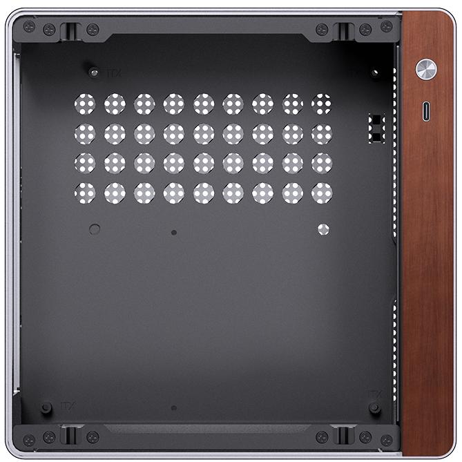 A large main feature product image of Jonsbo N10 - SFF 4.5L Mini-ITX NAS Case (Silver)