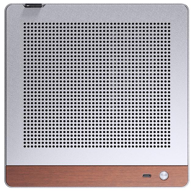 A large main feature product image of Jonsbo N10 - SFF 4.5L Mini-ITX NAS Case (Silver)