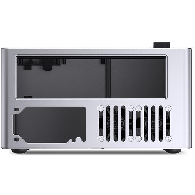 A large main feature product image of Jonsbo N10 - SFF 4.5L Mini-ITX NAS Case (Silver)